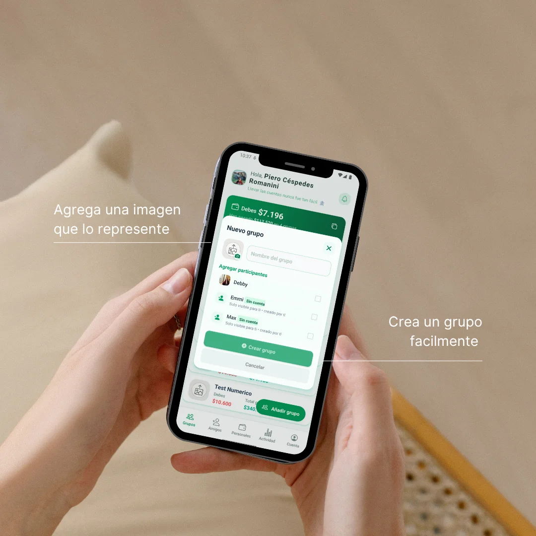 Crea tu grupo